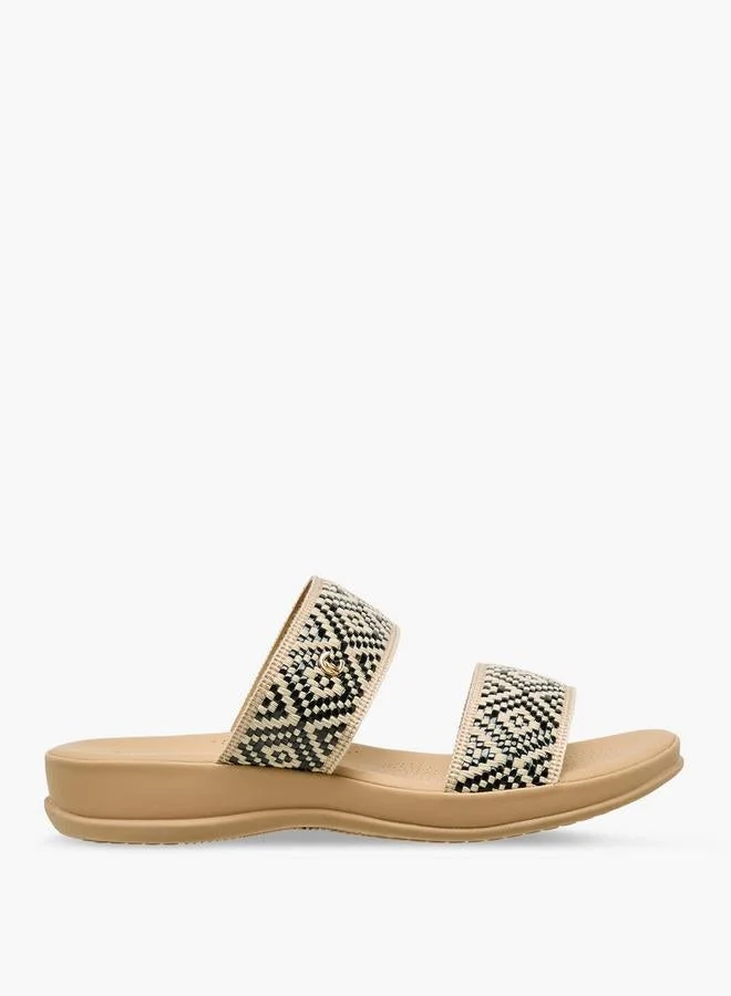 لو كونفورت Women Embellished Raffia Sandals