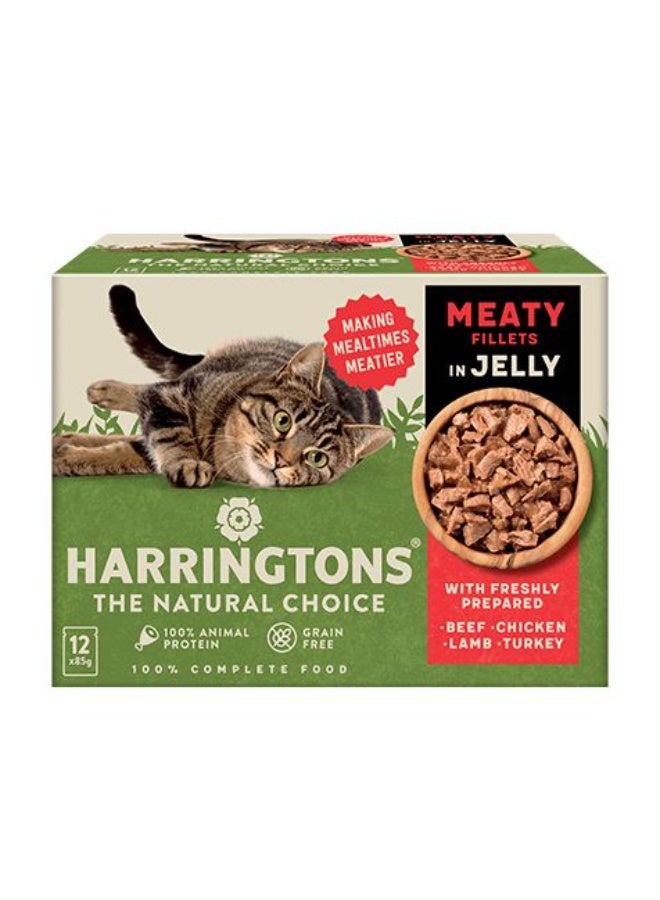 Harringtons Meat in Jelly Wet Cat Food Multipack - Image 1