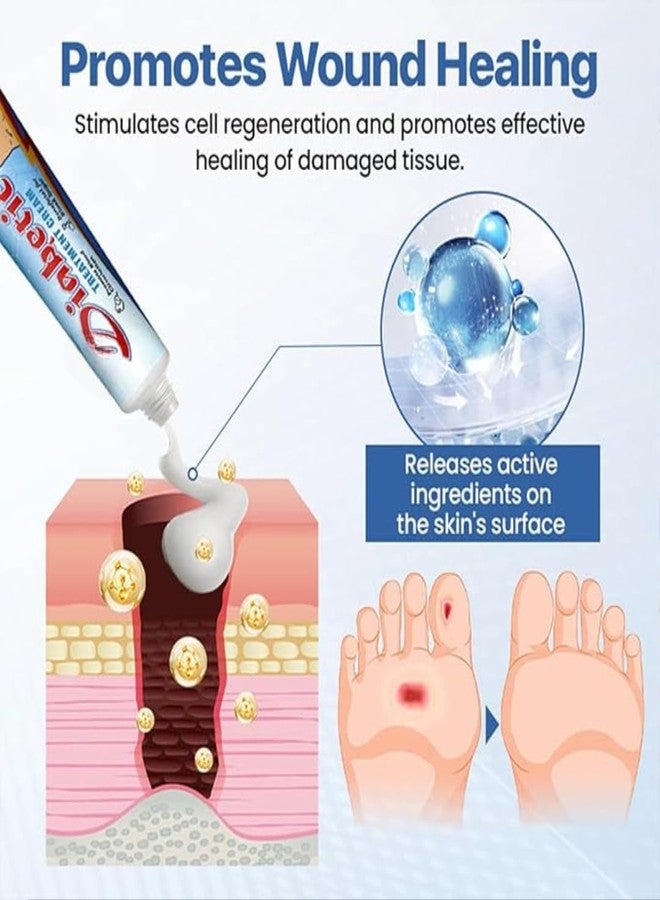 ELOXA Diabetes Treatment Cream - Diabetic Skin Relief & Foot Care Cream | Heals Cracked, Dry Skin & Promotes Circulation | Soothing Moisturizer for Neuropathy, Itching & Numbness - 50g (2) - Image 3