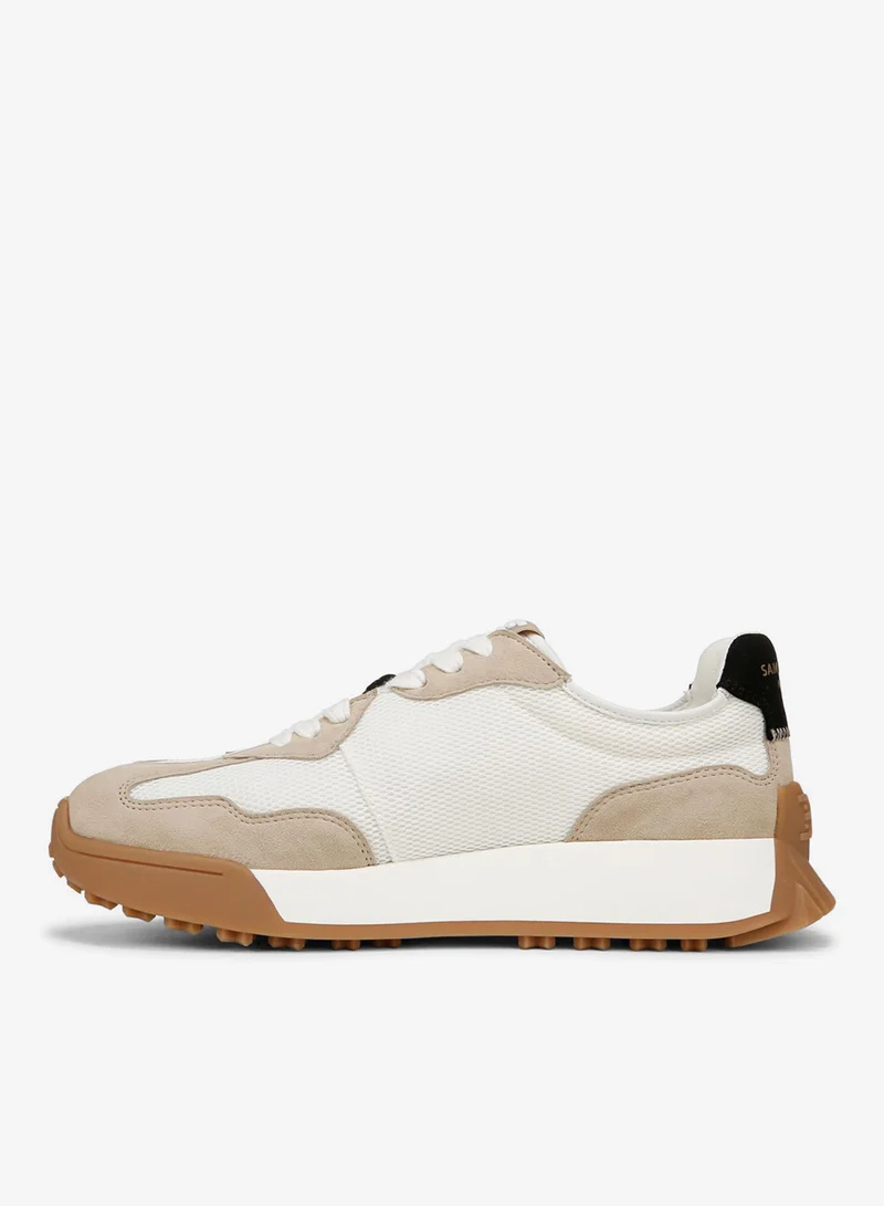 Sam Edelman WHITE Langley Lace Up Sneaker for Women | Best Price UAE