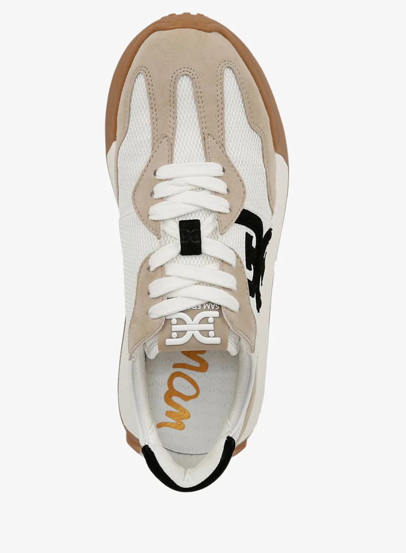 Sam Edelman WHITE Langley Lace Up Sneaker for Women | Best Price UAE