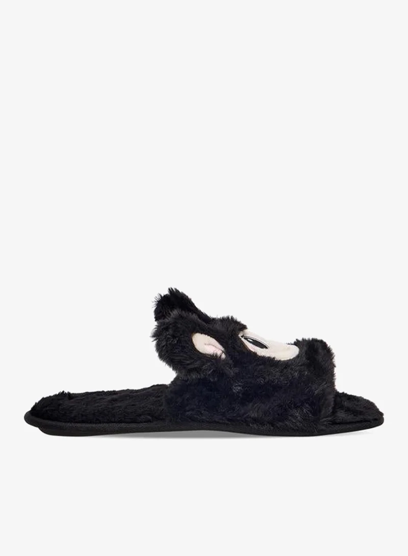 Le Confort Women Faux Fur Bedroom Slides