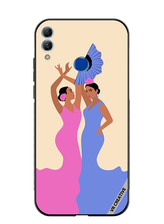 Protective Case Cover For Honor 10 Lite Spanish Women Dancing Flamenco Design Multicolour