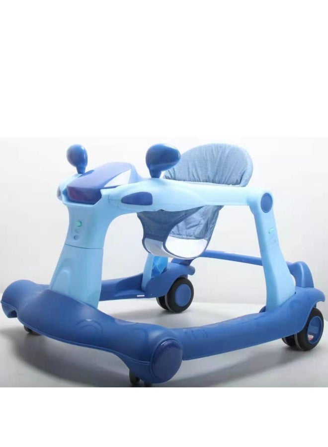 MM Baby Toddler Trolley Toy Baby Toddler Step Aid Anti-rollover Three-in-one Children's Multifunctional Trolley - Image 2