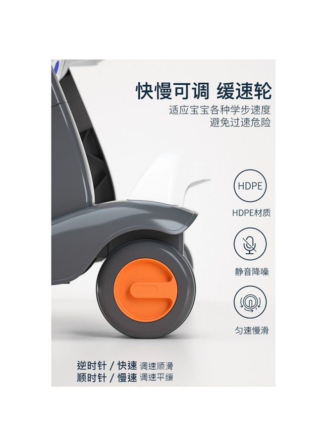 MM Baby Toddler Trolley Toy Baby Toddler Step Aid Anti-rollover Three-in-one Children's Multifunctional Trolley - Image 5