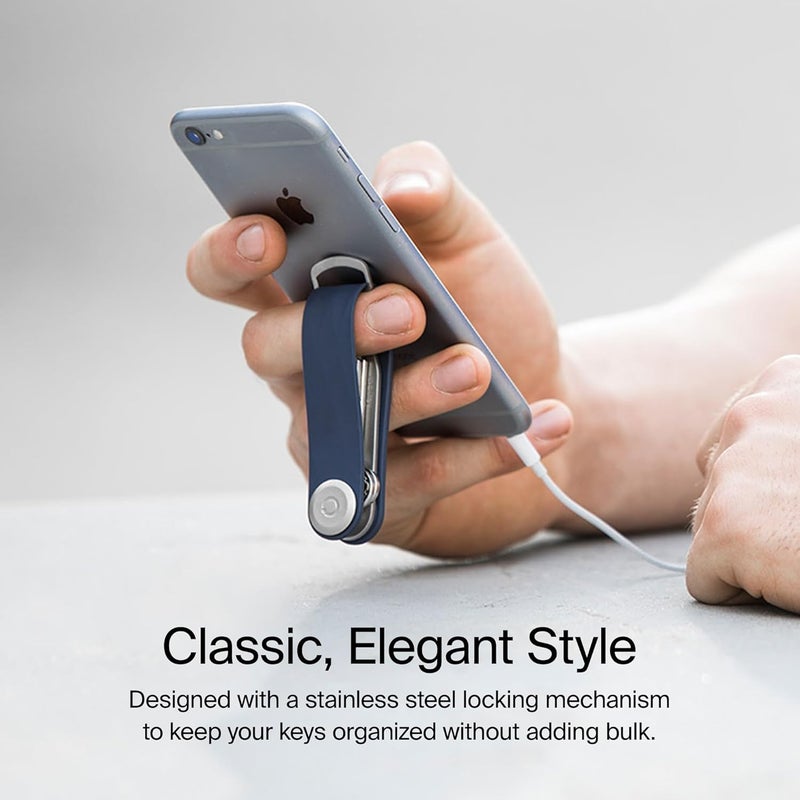 Orbitkey Active Key Organizer Lite - Weather Resistant, Stainless Steel Locking Mechanism, Slim & Quiet Profile (Graphite) - Image 4