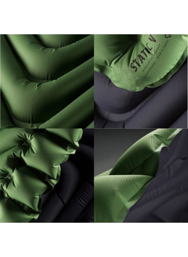 Klymit Static V Inflatable Sleeping Pad for Camping, Lightweight Hiking and Backpacking Air Bed Green-2020, One Size - Image 4
