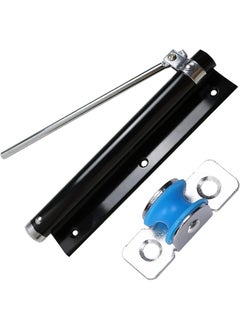 zarini Zarini Commercial Grade SelfClosing Door Closer Safety Spring Mechanism for MediumWeight Hinged Doors Easy Installation Black Aluminum Alloy  - Image 1