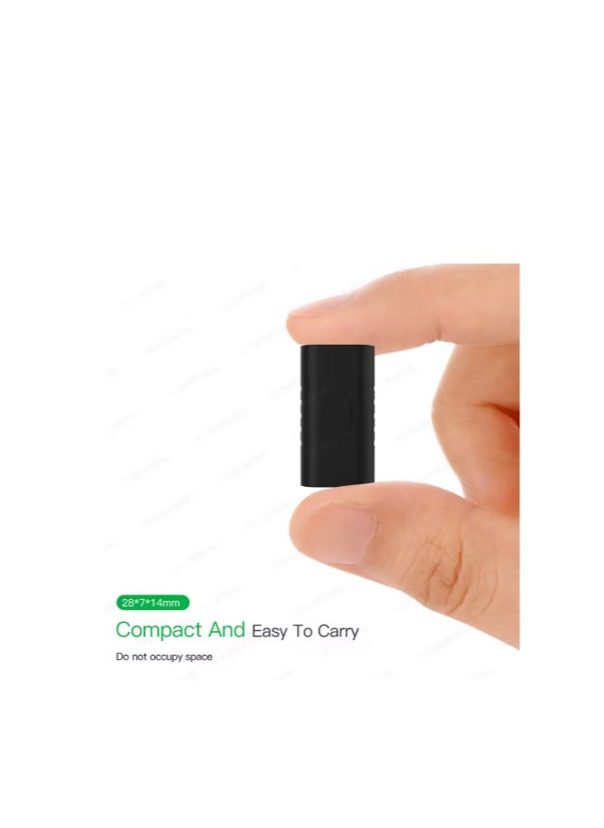 USB Type C Female to Female Adapter Portable USB-C Adapter for Charges and Data Type C Extension Cable Converter for Mobile Phones