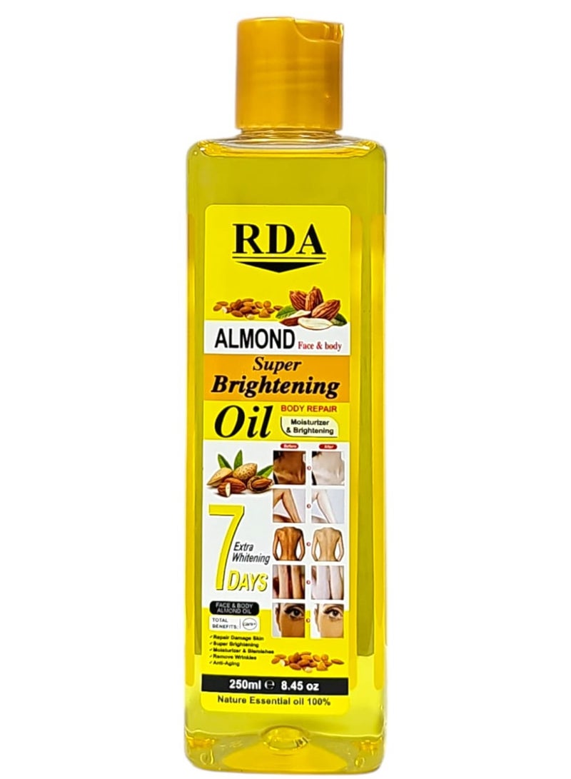 Almond Super Brightening Body Repair Oil, 250m