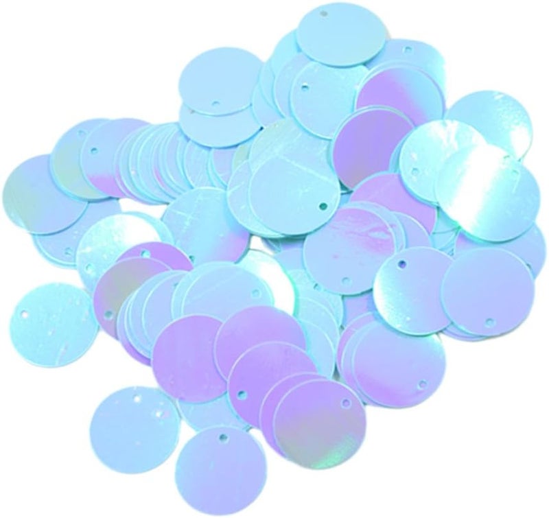 klarako 16mm Mini Tiny Flat Sequins Multi Colors. Loose Sequins for Embroidery, Applique, Arts, Crafts and Embellishments 10 Grams  Blue - Image 2