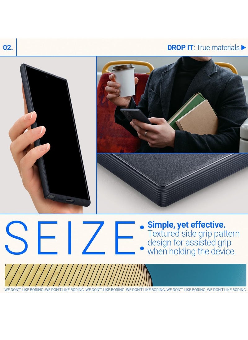Generic - Parallax Case compatible with Samsung Galaxy S24 Ultra Case 5G 【Enhanced Ergonomic Design】 Safety drop tested (2024) - Blue - Image 1