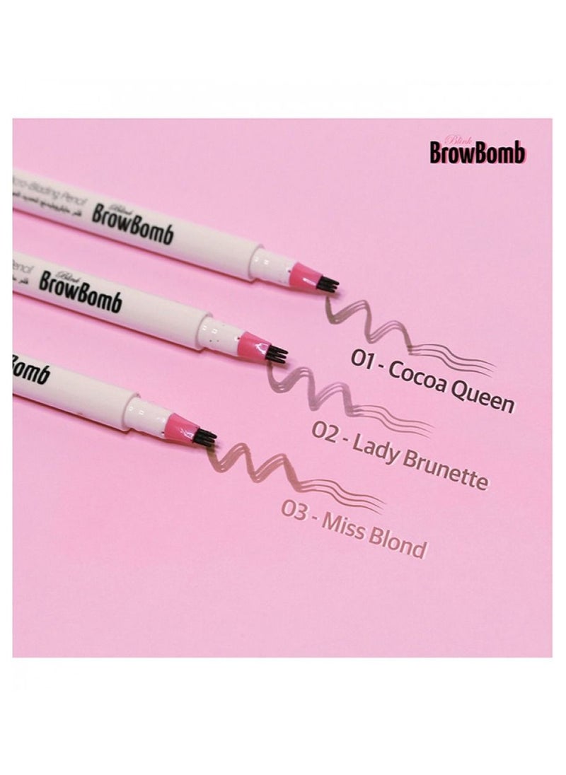 Eyebrow Pencil Microblading Cocoa Queen 01
