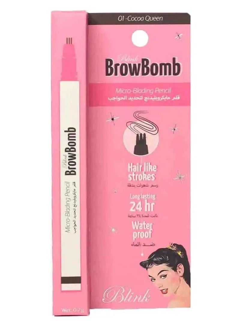 Eyebrow Pencil Microblading Cocoa Queen 01