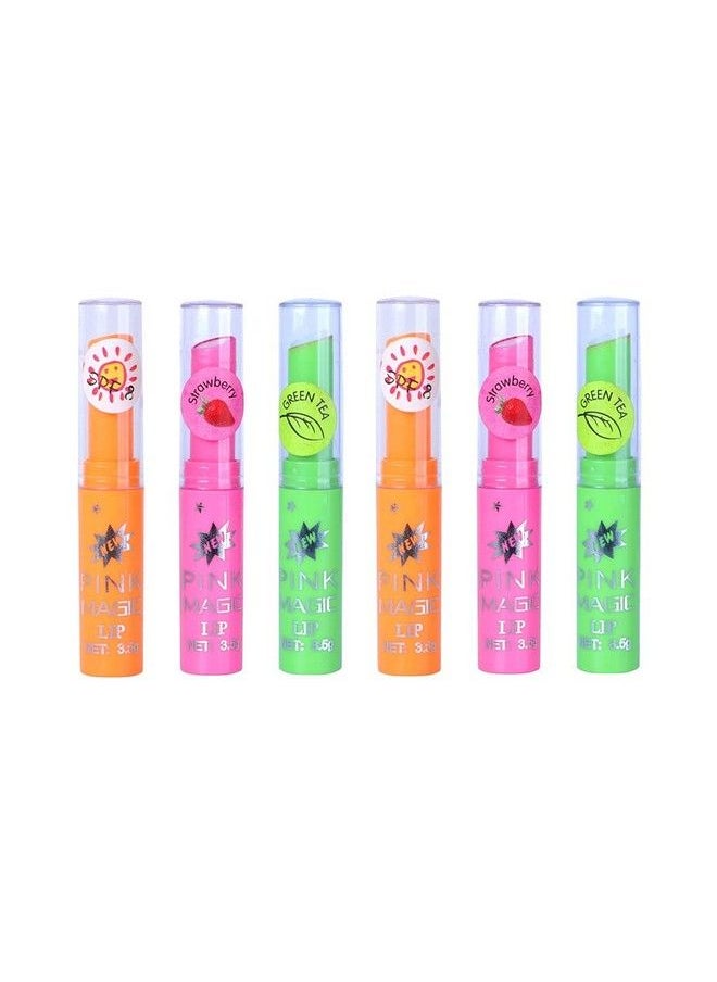PINNER - Multi Pink Magic Color Change Lipstik Pack Of 6 (Pink21G) - Image 1