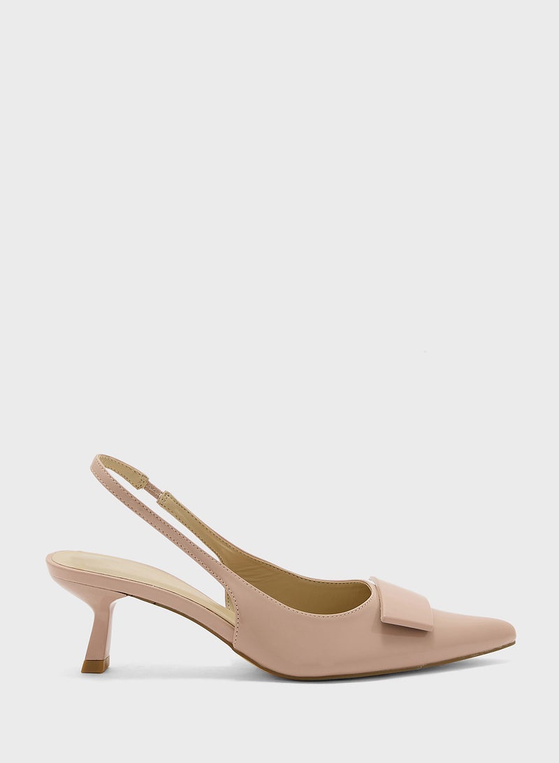 Pointy Sling Back Pump