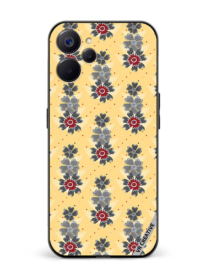 VR CREATIVE Protective Case Cover For Realme 10 5G Pattern Flower Design Multicolour - Image 1