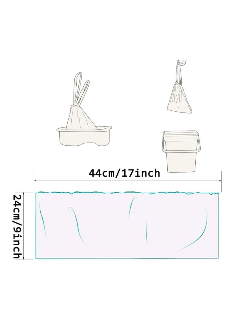 Anyumocz Pack Of 100 Drawstring Training Toilet Seat Liner Bags For Kids, Toddler - Image 2