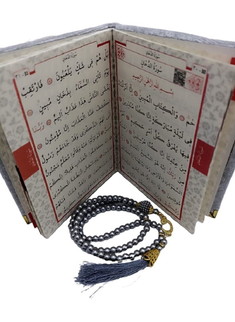 Dowry Gift Boxed Silver Prayer Rug Set Luxury Taffeta Prayer Rug Pearl Tasbih Velvet Covered Yasin - pzsku/Z87F0C97948497F3AC79EZ/45/_/1730722668/ee0a3eb8-7bfd-4bb6-ad7e-429e955062ab