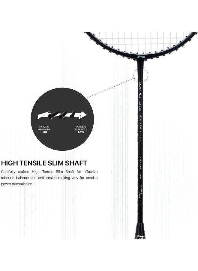 Li-Ning - Wind Lite Stealth Carbon Fibre Strung Badminton Racket With Free Full Cover (Powered By Windstorm) - Image 1