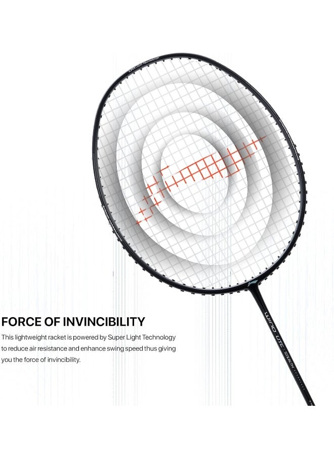 Li-Ning - Wind Lite Stealth Carbon Fibre Strung Badminton Racket With Free Full Cover (Powered By Windstorm) - Image 1