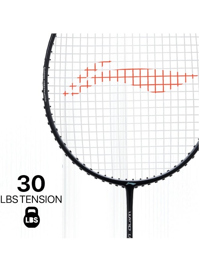 Li-Ning - Wind Lite Stealth Carbon Fibre Strung Badminton Racket With Free Full Cover (Powered By Windstorm) - Image 1