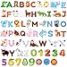 JoyCat Wooden Kids Magnets 26 Cute Animals Alphabet Uppercase Letters and 09 Numbers Fridge Magnets for Toddlers Fun Educational Spelling Learning Gift for Toddlers Kids - Image 3