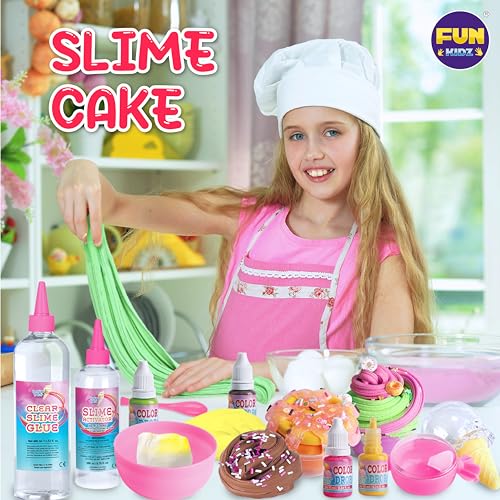 FUN KIDZ Gift Butter Slime Kit for Girls 10-12, FunKidz Ice Cream Soft Slime Making Kit Ages 8-12 Kids Slime Toys Ideal Birthday Party Present - Image 2