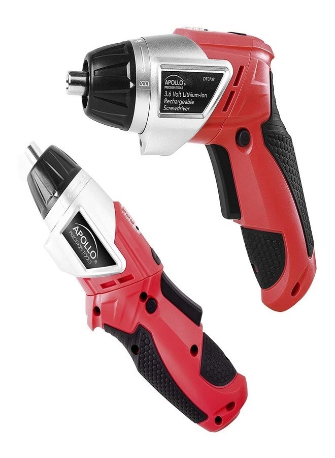 أبوللو مجموعة أدوات منزلية كاملة من أبولو تولز، مكونة من 161 قطعة، مع مفك براغي لاسلكي ببطارية ليثيوم أيون 3.6 فولت ومجموعة من الأدوات اليدوية الأكثر أهمية للقوارب والمركبات والجراج - أحمر - DT0739 - Image 3