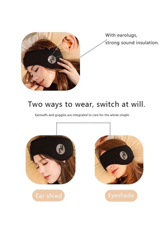 Ocean Soft and Breathable Ear Defenders, Ear Protection Noise Cancelling Headphones, Noise Cancelling Headphones for Sleeping Studying pure cotton Soundproof Earmuffs  (Grey）  - Image 4