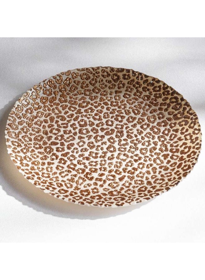Pan Home Savanna Glass Serving Platter - Brown - Image 3