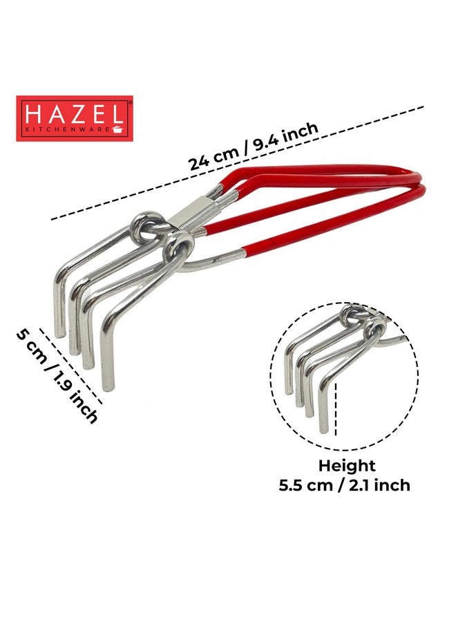 Hazel ملقط هازيل من الفولاذ المقاوم للصدأ للمطبخ | ملقط ستوراي، حامل أدوات المطبخ (ملقط) - Image 4