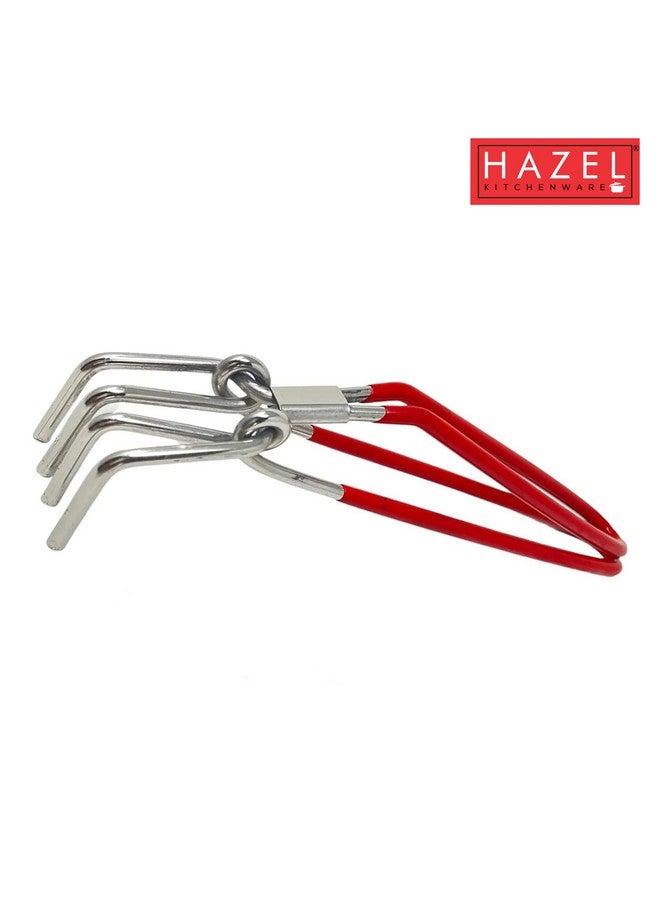 Hazel ملقط هازيل من الفولاذ المقاوم للصدأ للمطبخ | ملقط ستوراي، حامل أدوات المطبخ (ملقط) - Image 2