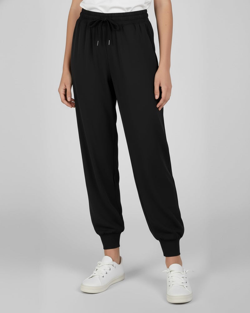 REALESSENTIALS Real Essentials 3 Pack: Girls' Dry-Fit Jogger Sweatpants - Kids Teens Running Athletic Pants with Pockets -Set 7, S (8) - Image 2