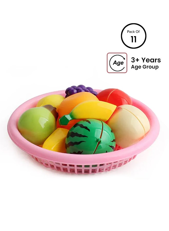 Kidle 11-Piece Set Fruit Chopstick Pretend Play - Image 1