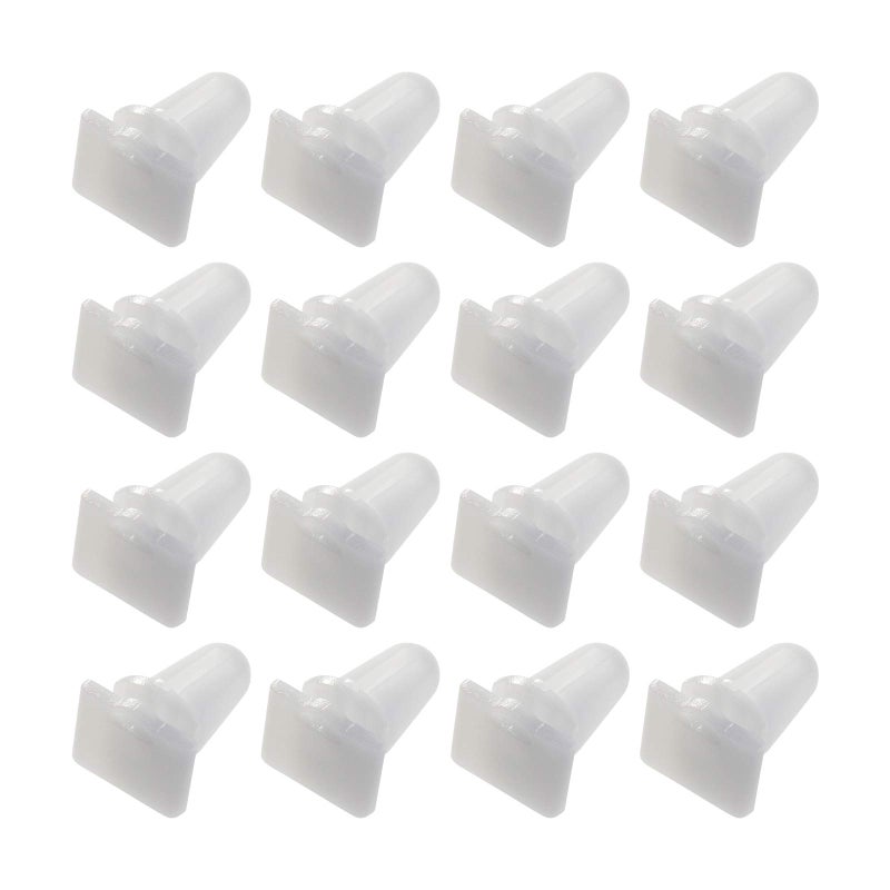 Micro Traders 30 Pcs 51471840961 Car Door Sill Cover Trim Clips Moulding Fasteners White Plastic Door Threshold Mounting Strips Retainers