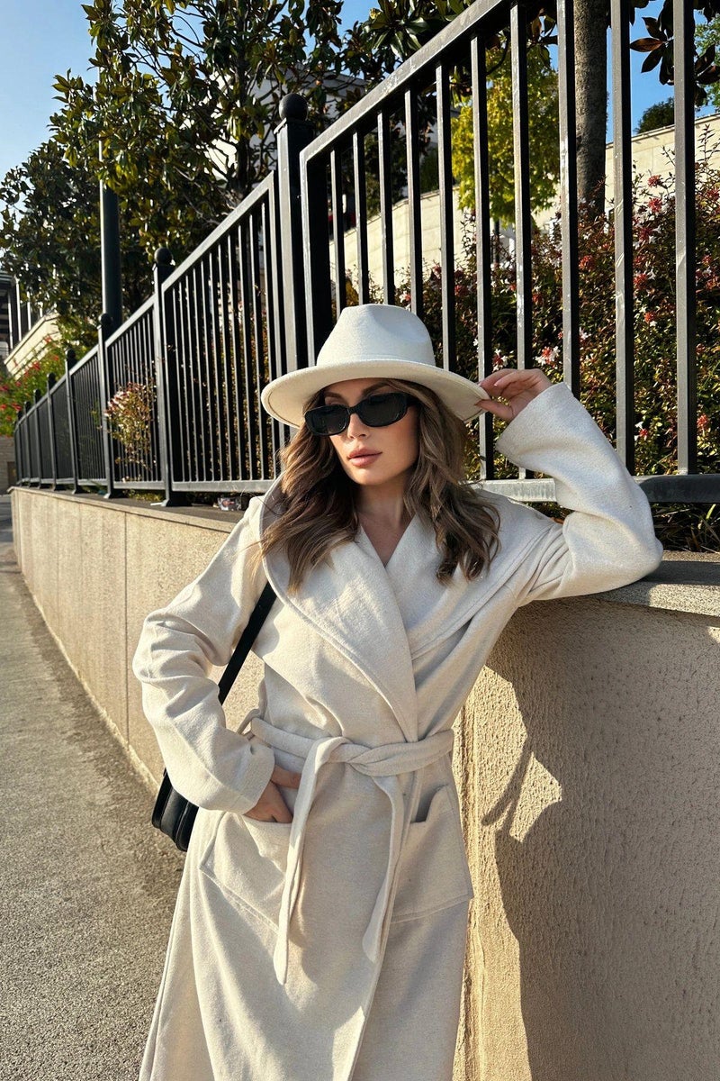 Weshaya Coat Women Ecru - Image 2