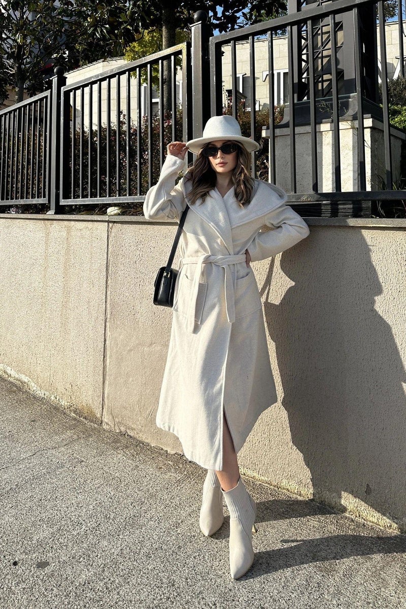 Weshaya Coat Women Ecru - Image 4