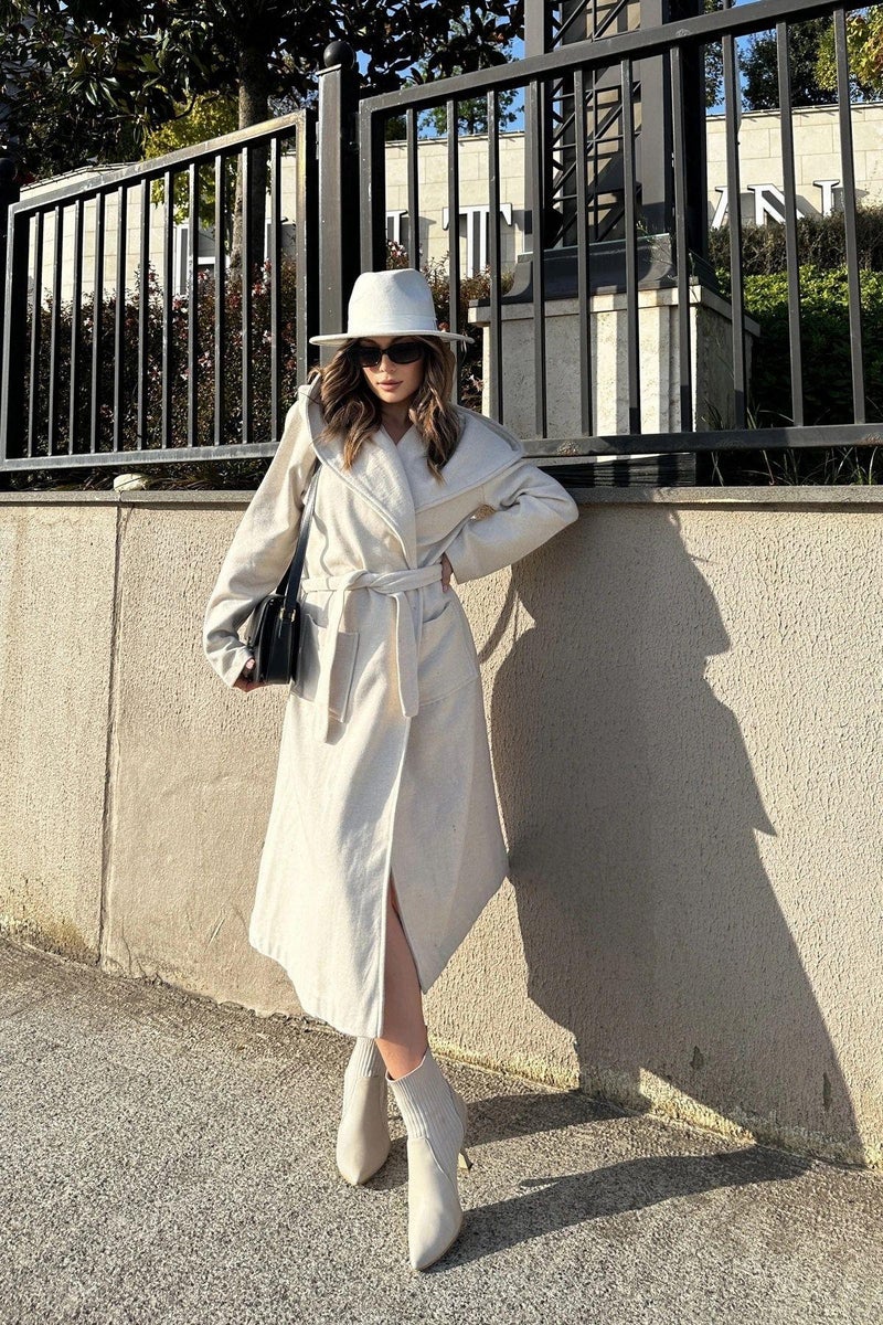 Weshaya Coat Women Ecru - Image 5