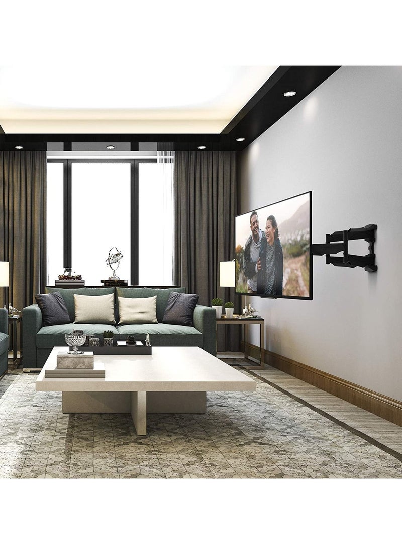 Curved TV Wall Mount, Universal, Full Motion TV Wall Mount for 23-55 Inches LED LCD Flat Curved Screen TV. - Image 2