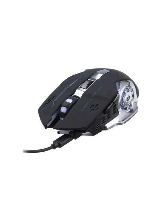 NIBEMINENT Wireless Gaming Mouse Black/Silver  - Image 1