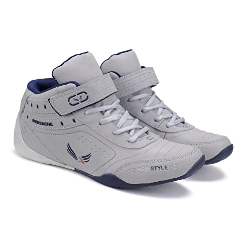 BERSACHE Premium Sports,Gym, Trending, Stylish Running Shoes For Men (Grey, 6 UK) - Image 1