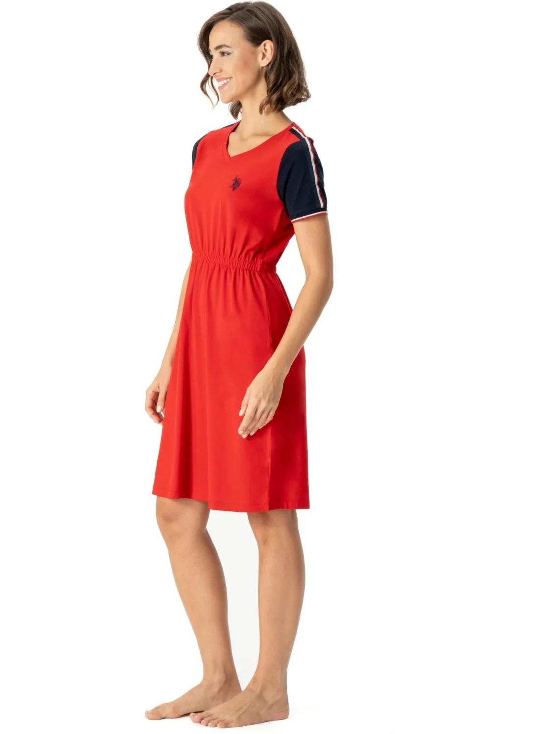 U.S. Polo Assn. BASE. Polo Assn. Women's Red Dress 17001