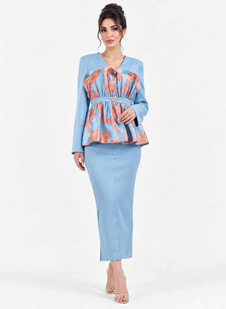 Opera Fashion Crepe & Taffeta Two-Piece Set