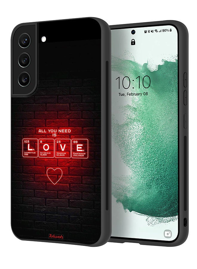 Tolwak Samsung Galaxy S21 Plus 5G Protective Case Cover All You Need Is Love - Image 1