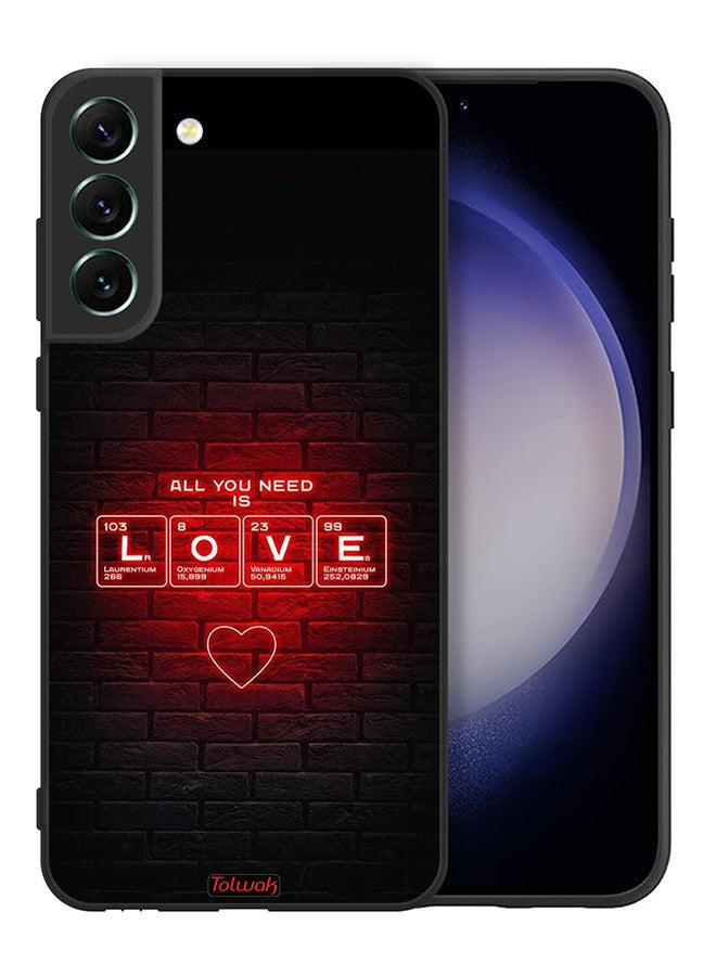 Tolwak Samsung Galaxy S21 Plus 5G Protective Case Cover All You Need Is Love - Image 2