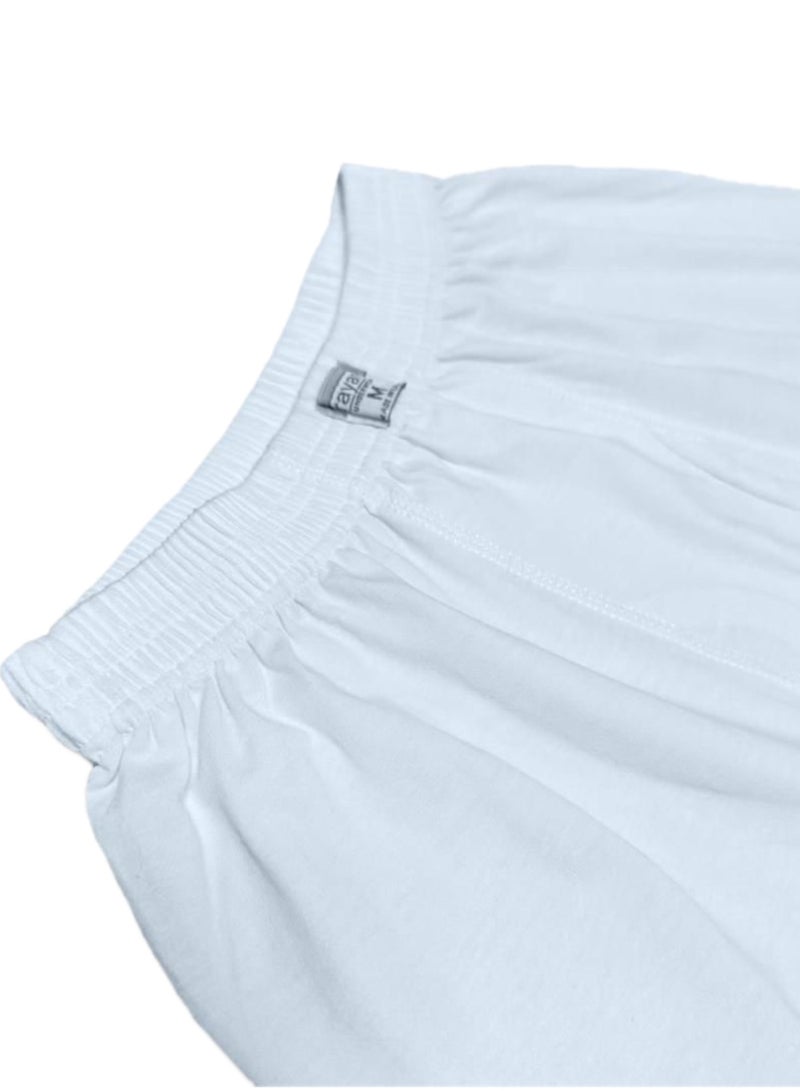 Rayan 6 - Pieces RAYAN Cotton 100% Short Boxer white - Image 2