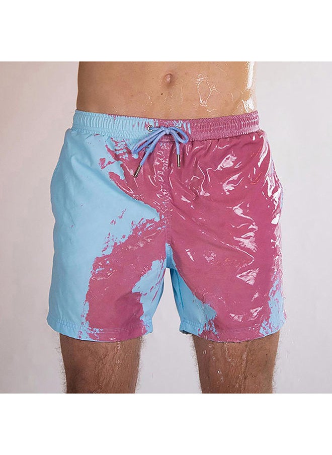 NIBEMINENT - Classic Design Color Changing Swimming Shorts Blue - Image 1
