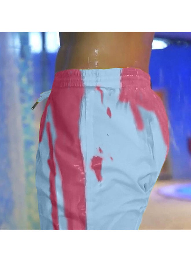 NIBEMINENT - Classic Design Color Changing Swimming Shorts Blue - Image 1