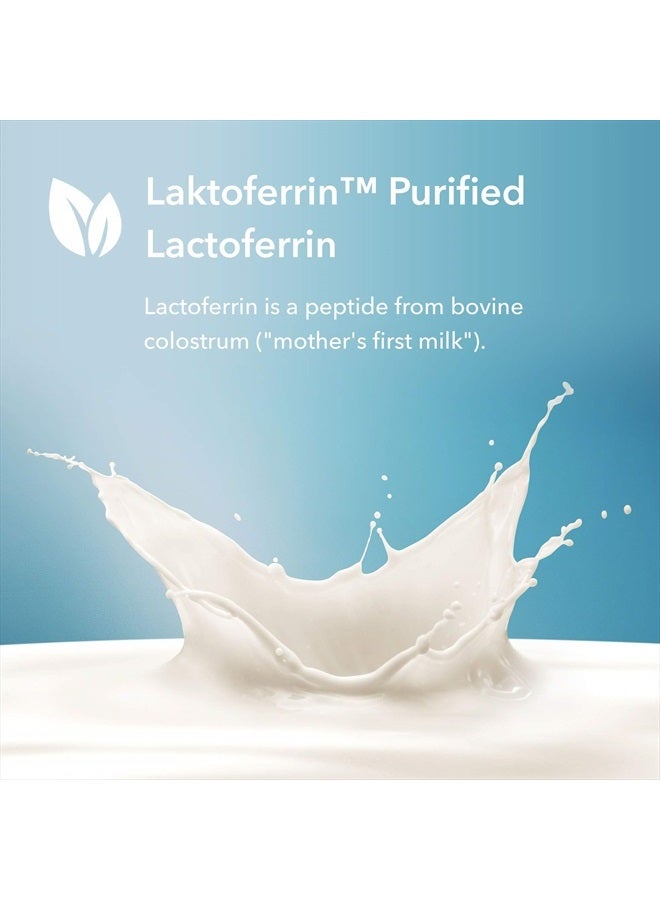 Allergy Research Group مكمل لاكتوفيرين - مكملات لاكتوفيرين 350 ملغ، كولستروم بقرى، ببتيد مناعي، مكملات حديد، كبسولات نباتية - 90 عدد - Image 3